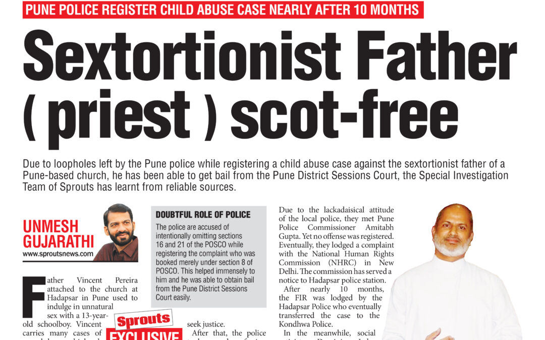 Sextortionist Father (priest) again scot-free