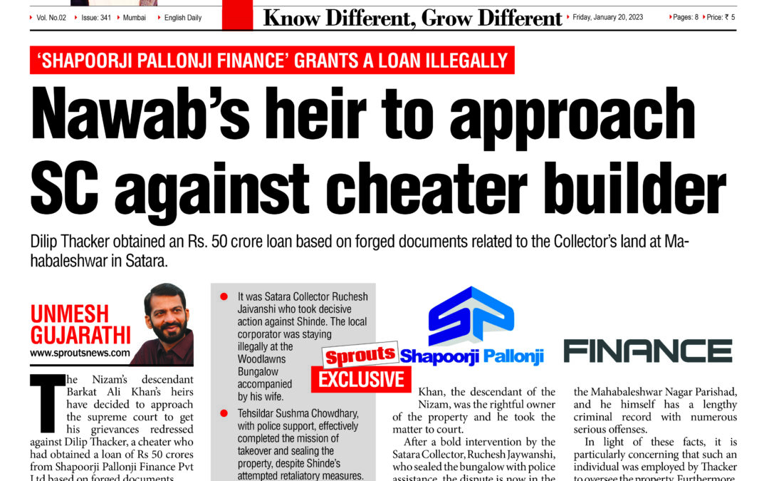 Nawab’s heir to approach SC against cheater builder